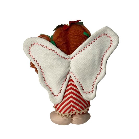 Vintage Christmas Angel Dolls Band Trumpets Horn Nostalgia set 3 handmade soft - Picture 11 of 14